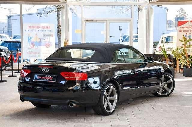 Gebraucht Audi A5 S-Line 211 PS (155 kW) 2011 Schwarz (phantomschwarz) Cabrio