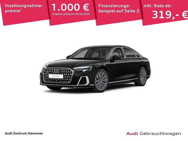 Gebraucht Audi A8 Ambiente 462 PS (339 kW) 2023 Mythosschwarz metallic (metallic) Limousine