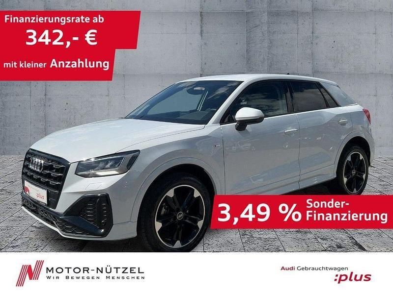 Gletscherweiß metallic Gebraucht 2024 Audi Q2 S-Line SUV | 32.560 € (Fairer Preis) - Bild 1/4