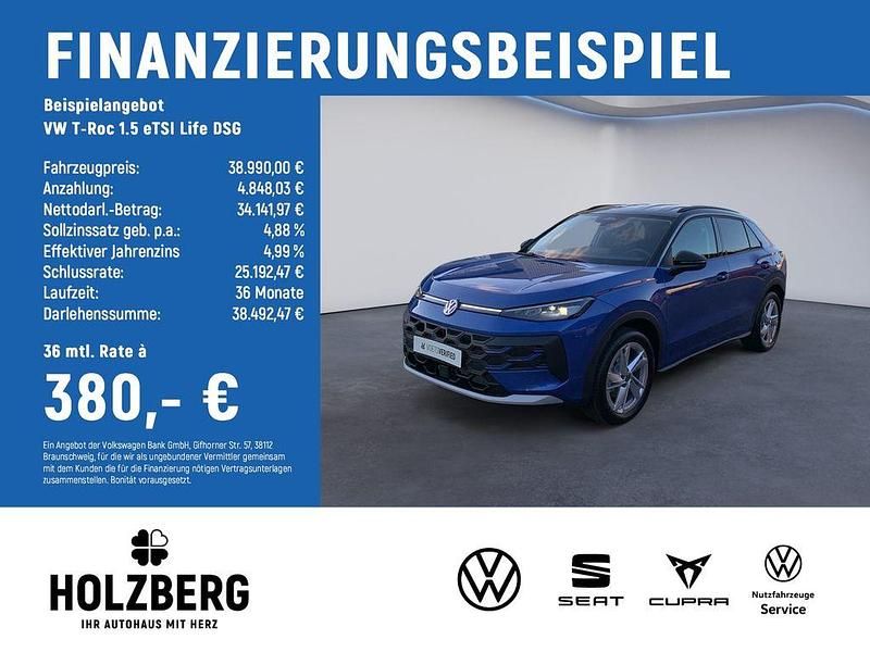 Gebraucht VW T-Roc Life 150 PS (110 kW) 2026 Blau SUV