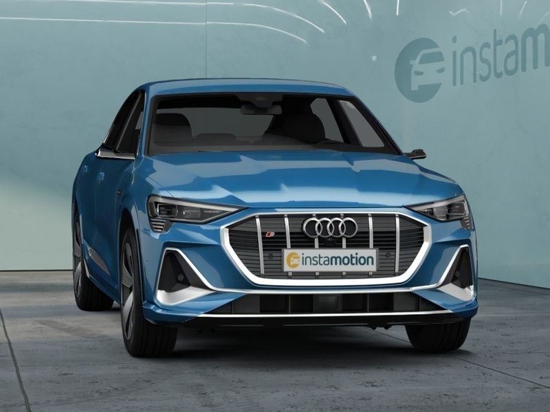 Blau Gebraucht 2020 Audi e-tron Sportback SUV | 49.640 € (Teuer) - Bild 1/4