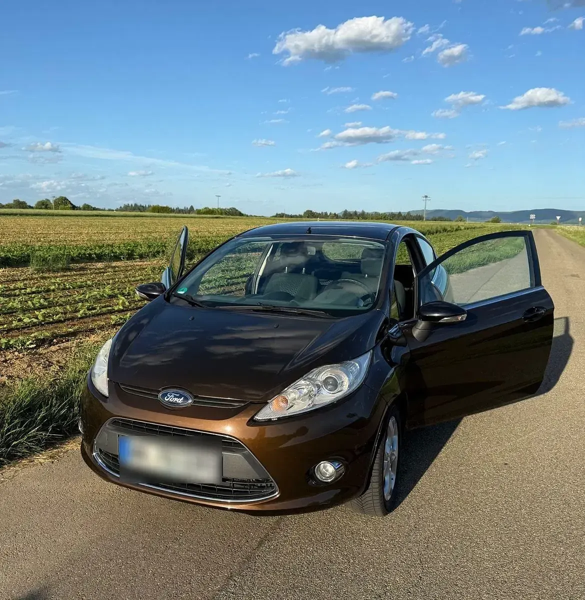 Gebraucht Ford Fiesta Titanium 82 PS (60 kW) 2011 Braun Limousine