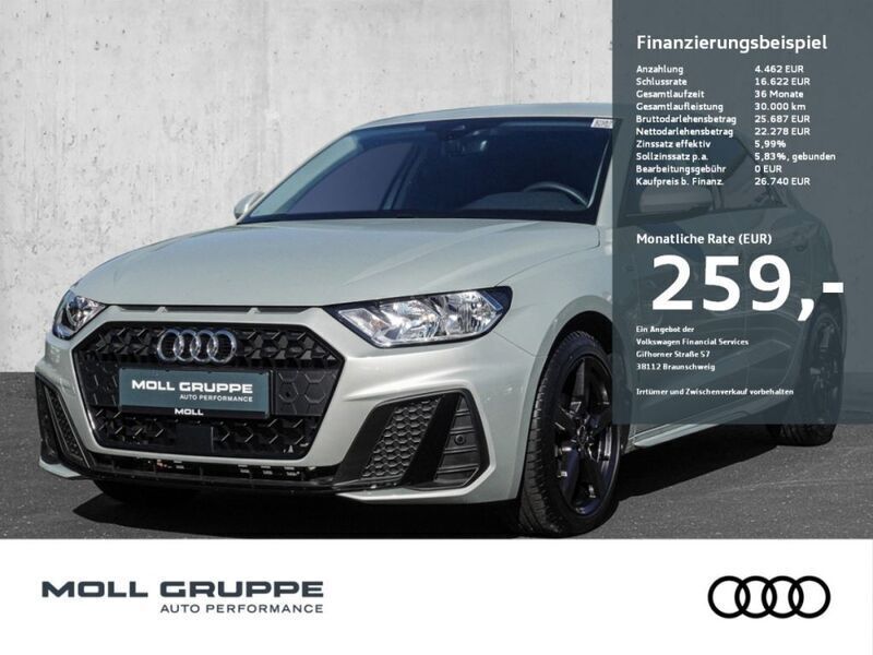 Tausilber (metallic) Gebraucht 2024 Audi A1 Kleinwagen | 25.840 € (Fairer Preis) - Bild 1/4