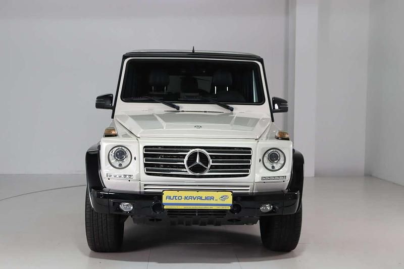 Gebraucht Mercedes G350 211 PS (155 kW) 2015 Designo mysticweiss 2 bright SUV