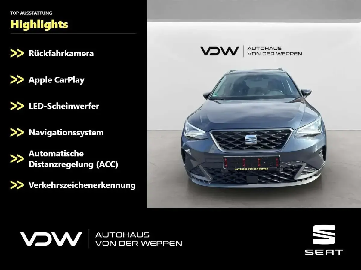 Gebraucht Seat Arona FR 110 PS (80 kW) 2023 Grau SUV