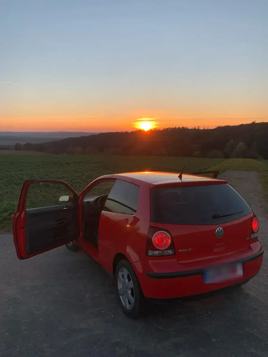 Gebraucht VW Polo 55 PS (40 kW) 2007 Rot Kleinwagen