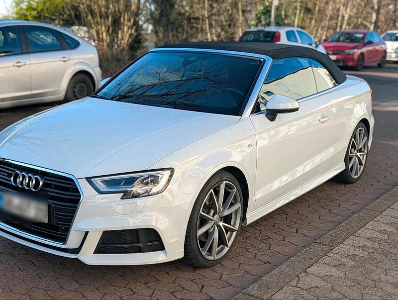 Weiß Gebraucht 2018 Audi A3 Cabriolet S-Line Cabrio | 23.999 € (Fairer Preis) - Bild 1/4