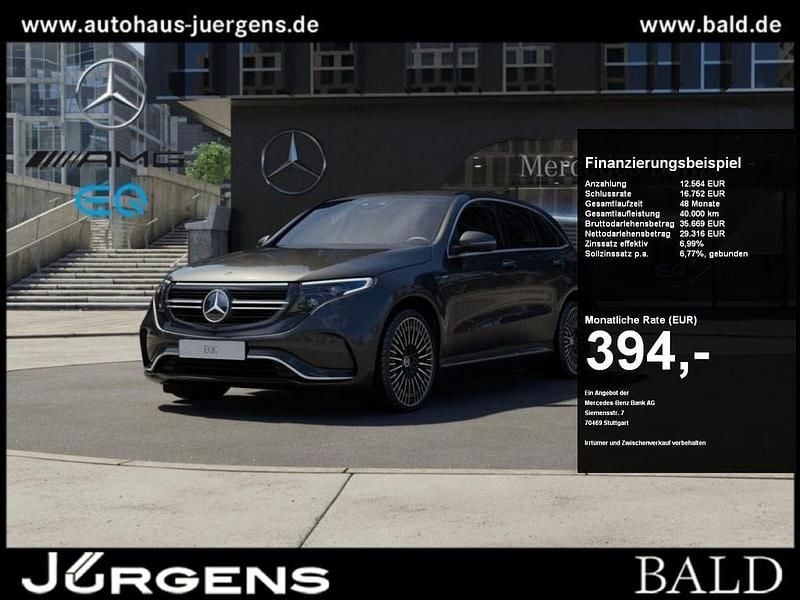 Grau metalliclack graphitgrau Gebraucht 2022 Mercedes EQC400 AMG SUV | 41.880 € (Etwas zu teuer) - Bild 1/4