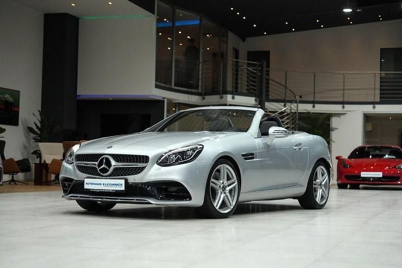 Iridiumsilber metalliclack Gebraucht 2017 Mercedes SLC300 AMG line Cabrio | 35.980 € (Fairer Preis) - Bild 1/4