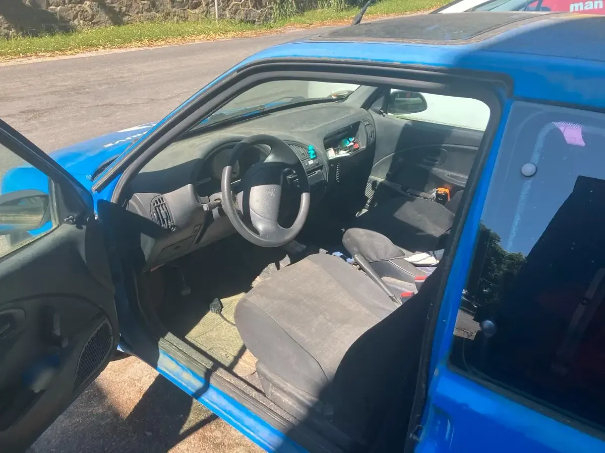 Gebraucht Citroën Saxo 19 kW (26 PS) 1996 Blau Kleinwagen