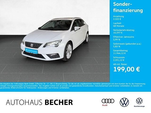 Gebraucht Seat Leon XCELLENCE 125 PS (91 kW) 2017 Weiss Kombi