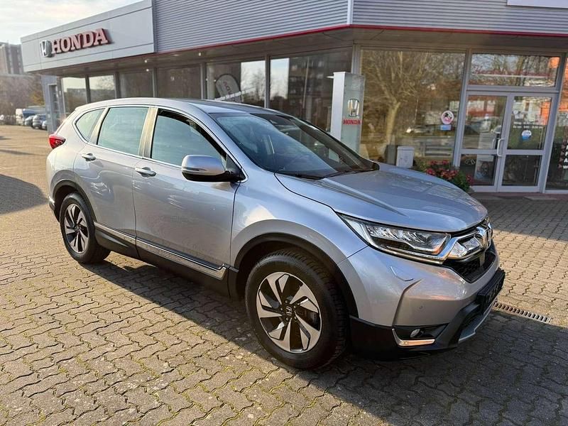 Lunar silver m. Gebraucht 2021 Honda CR-V Elegance SUV | 23.990 € (Fairer Preis) - Bild 1/4