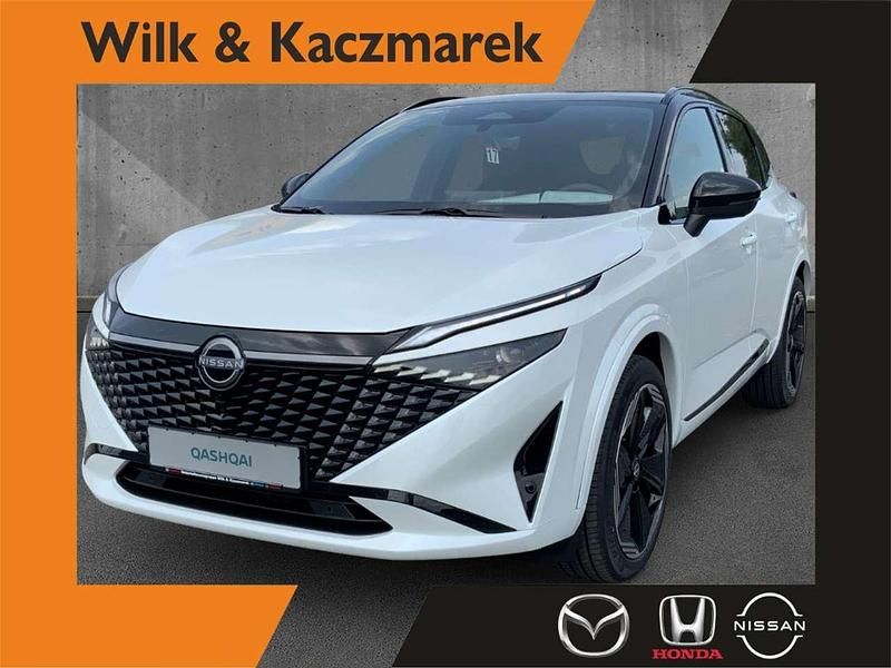 Pearl white / black Neu 2025 Nissan Qashqai Comfort SUV | 38.990 € (Teuer) - Bild 1/4