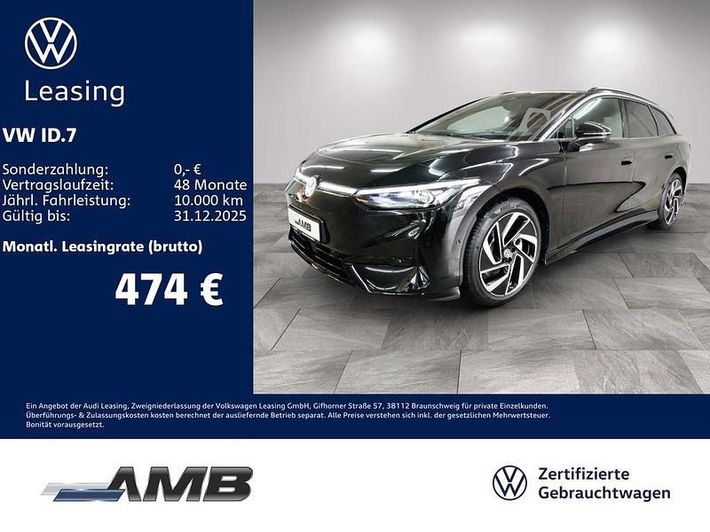 Grenadillschwarz metallic Gebraucht 2025 VW ID.7 Pro Limousine | 48.680 € - Bild 1/3