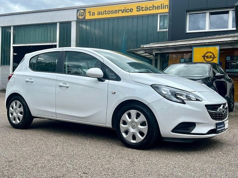 Schneeweiss Gebraucht 2015 Opel Corsa Edition Kleinwagen | 8.480 € (Fairer Preis) - Bild 1/4