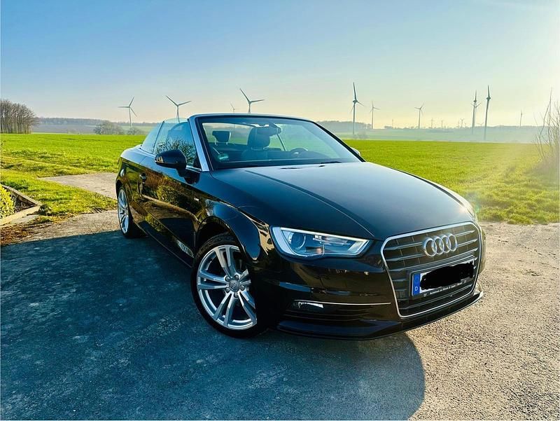 Schwarz Gebraucht 2014 Audi A3 Cabriolet Comfort Cabrio | 13.500 € (Fairer Preis) - Bild 1/4