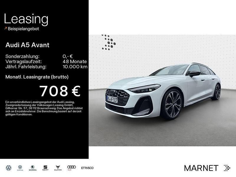 Gletscherweiß metallic Gebraucht 2025 Audi A5 Ambiente Coupé | 61.999 € (Teuer) - Bild 1/4