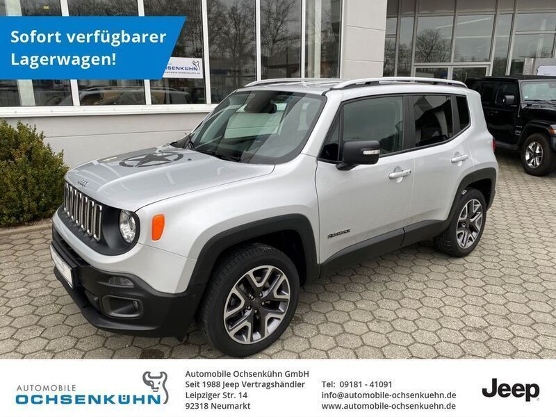 Silber Gebraucht 2018 Jeep Renegade Limited SUV | 17.990 € (Etwas zu teuer) - Bild 1/4