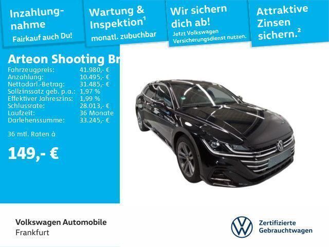 Schwarz Gebraucht 2023 VW Arteon R-line Kombi | 41.980 € (Fairer Preis) - Bild 1/4