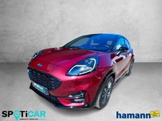 Rot Gebraucht 2023 Ford Puma Limousine | 24.290 € (Teuer) - Bild 1/4