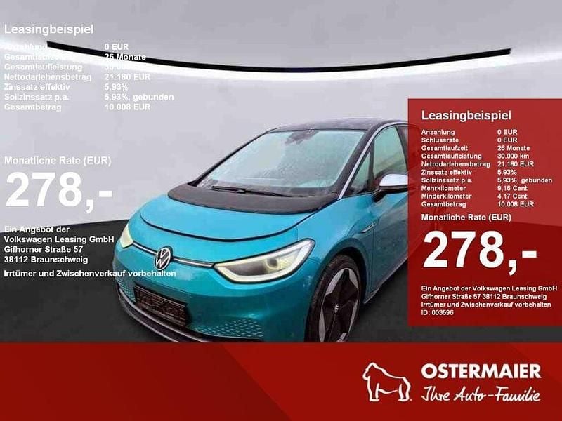 Makenatürkis Gebraucht 2020 VW ID.3 Edition Kleinwagen | 21.980 € (Fairer Preis) - Bild 1/4
