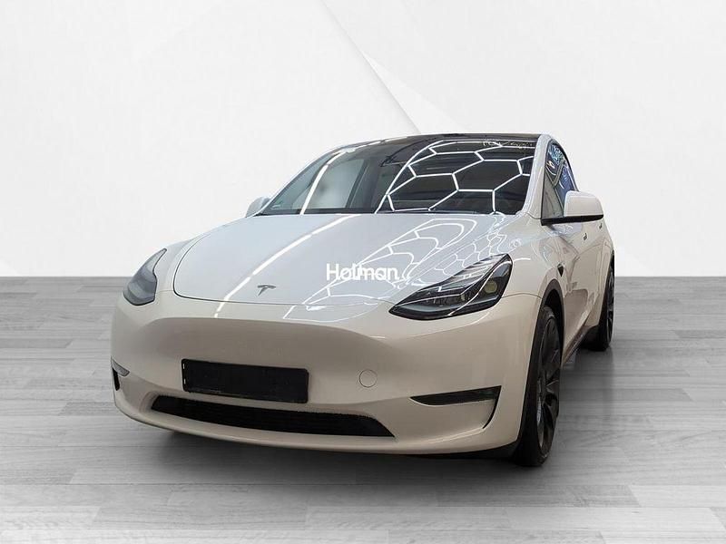 Weiß Gebraucht 2022 Tesla Model Y Performance SUV | 35.081 € (Fairer Preis) - Bild 1/4