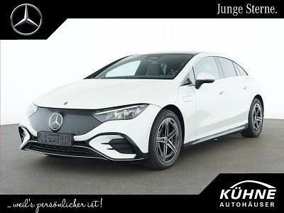 Weiß, Gebraucht 2024 Mercedes EQE350 AMG Limousine | 49.550 € (Guter Preis) - Bild 1/4