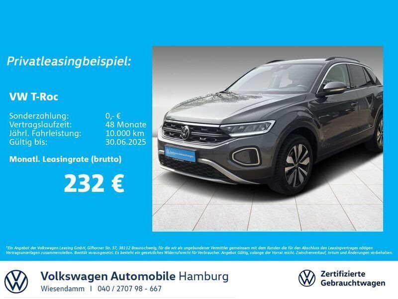 Grau Gebraucht 2024 VW T-Roc Move SUV | 25.990 € (Fairer Preis) - Bild 1/4