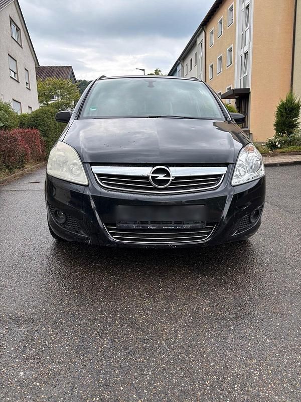 Schwarz Gebraucht 2008 Opel Zafira Van / Kleinbus | 1.200 € (Superpreis) - Bild 1/4
