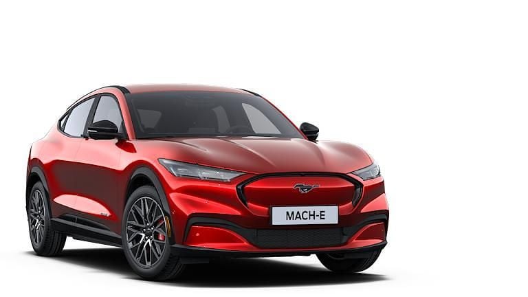 Rapid red metallic Neu 2024 Ford Mustang Mach-E Premium Coupé | 66.900 € - Bild 1/1