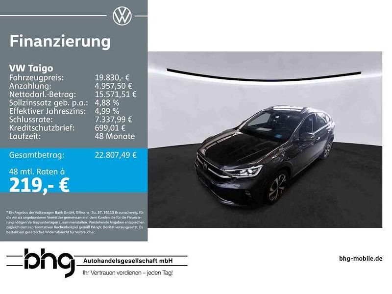 Grau Gebraucht 2022 VW Taigo Style SUV | 19.830 € (Fairer Preis) - Bild 1/3