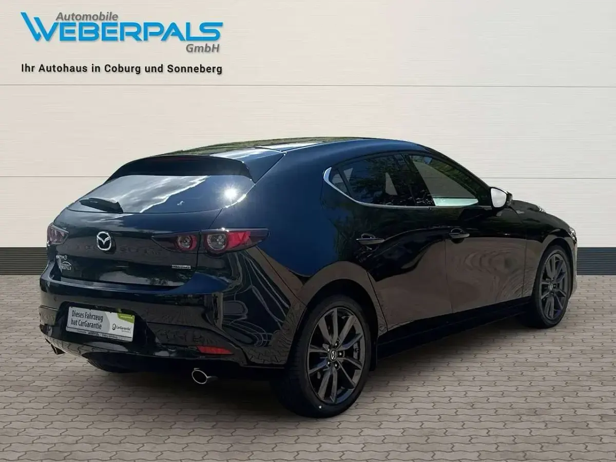 Gebraucht Mazda 3 Selection 122 PS (89 kW) 2019 Schwarz Limousine