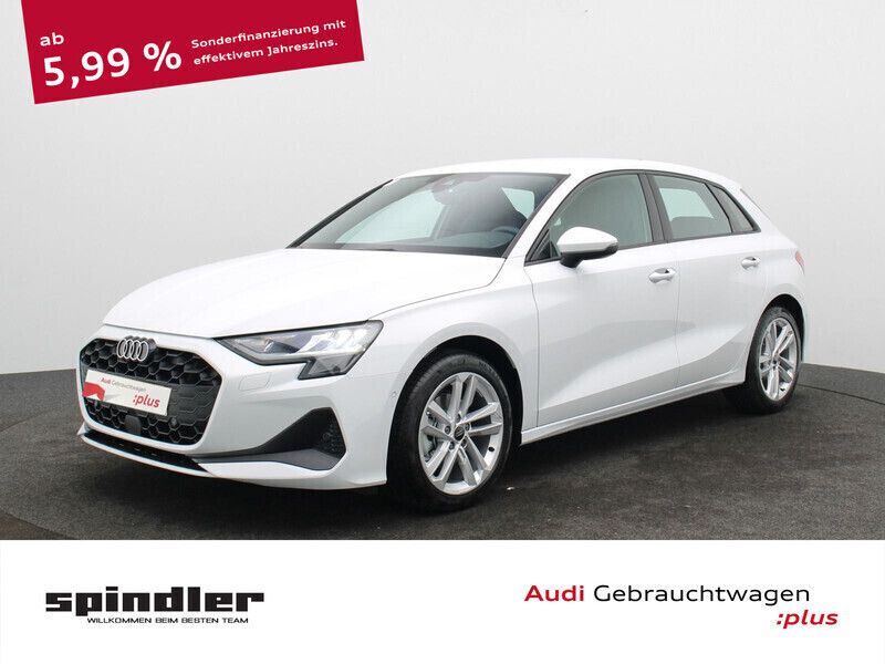 Weiß Gebraucht 2024 Audi A3 Sportback Limousine | 35.680 € (Etwas zu teuer) - Bild 1/4