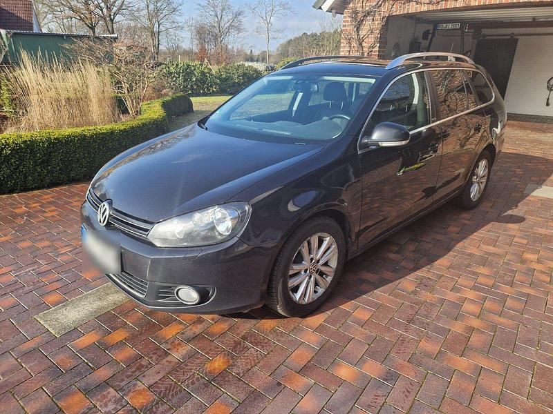 Gebraucht VW Golf VII Style 105 PS (77 kW) 2012 Schwarz Kombi