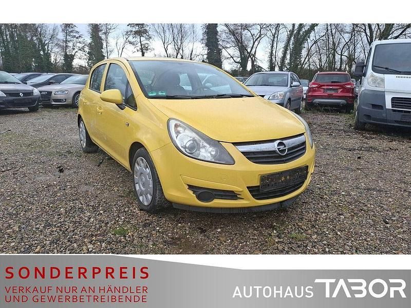 Gebraucht Opel Corsa Edition 80 PS (58 kW) 2008 Sunny yellow (uni) Kleinwagen