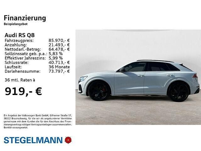 Gebraucht Audi RS Q8 Ambiente 600 PS (441 kW) 2021 Gletscherweiß metallic SUV