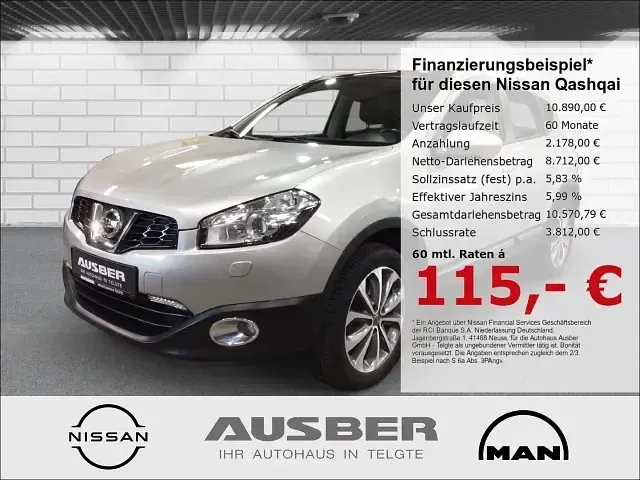 Gebraucht Nissan Qashqai Tekna 141 PS (103 kW) 2012 SUV