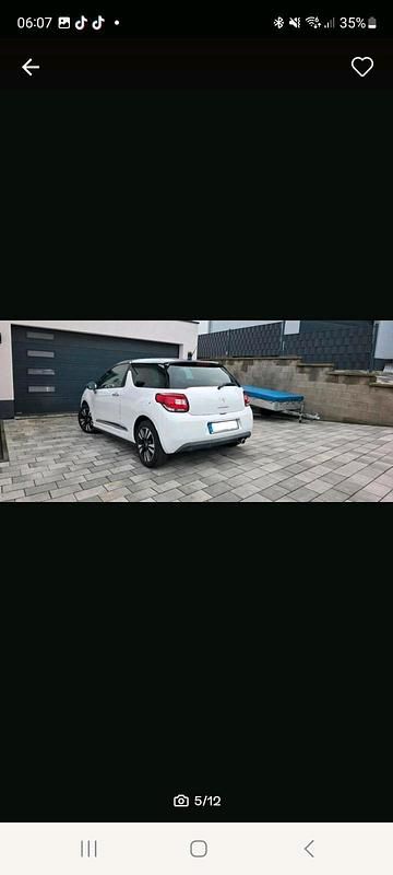 Weiß Gebraucht 2011 Citroën DS3 So Chic Kleinwagen | 4.500 € (Fairer Preis) - Bild 1/4