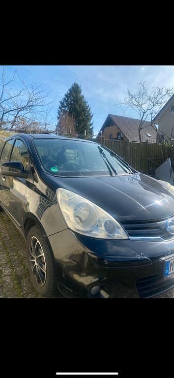 Gebraucht Nissan Note Visia 88 PS (64 kW) 2012 Schwarz Kleinwagen