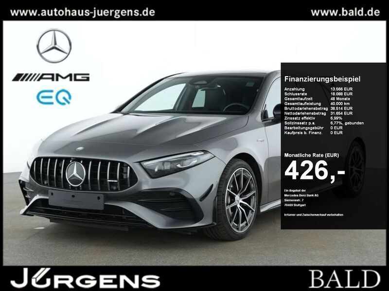Metalliclack mountaingrau Gebraucht 2024 Mercedes A35 AMG AMG Limousine | 46.880 € (Fairer Preis) - Bild 1/4