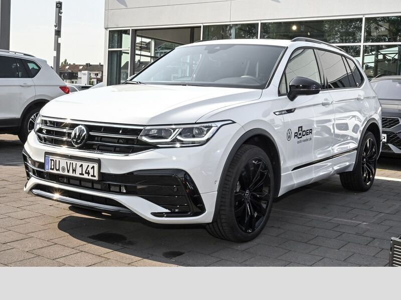 Oryxweiß perlmu Gebraucht 2024 VW Tiguan Allspace R-line SUV | 52.990 € - Bild 1/4