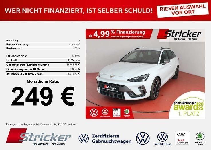 Gebraucht Cupra Leon 150 PS (110 kW) 2025 Glacial weiß metallic (metallic) Kombi