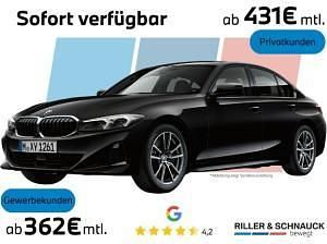 Neu BMW 318 Efficient Dynamics 156 PS (114 kW) 2025 Schwarz Limousine