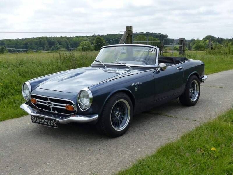 Dunkelblau metallic Gebraucht 1969 Honda S800 S Cabrio | 58.000 € - Bild 1/4