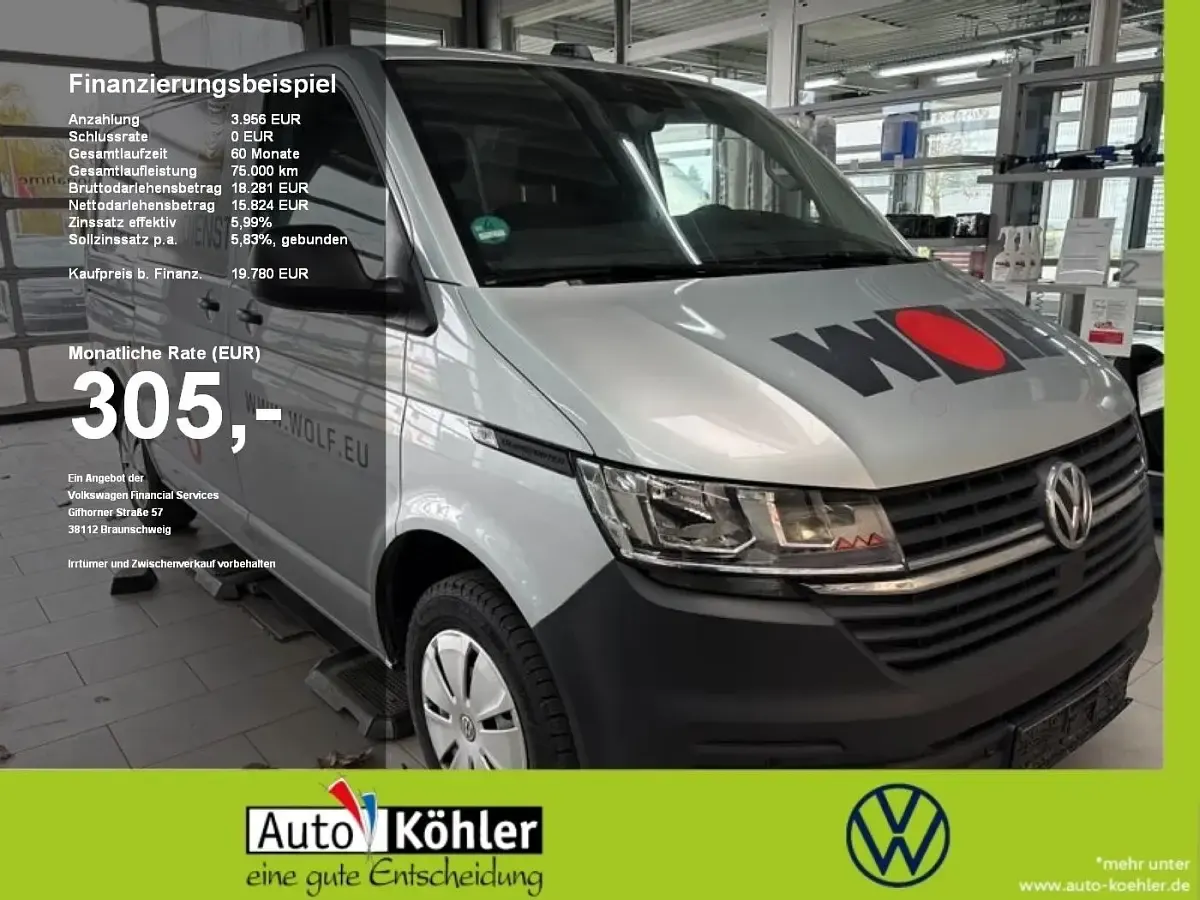 Second-hand VW Transporter 150 CP (110 kW) 2021 Argintiu Van