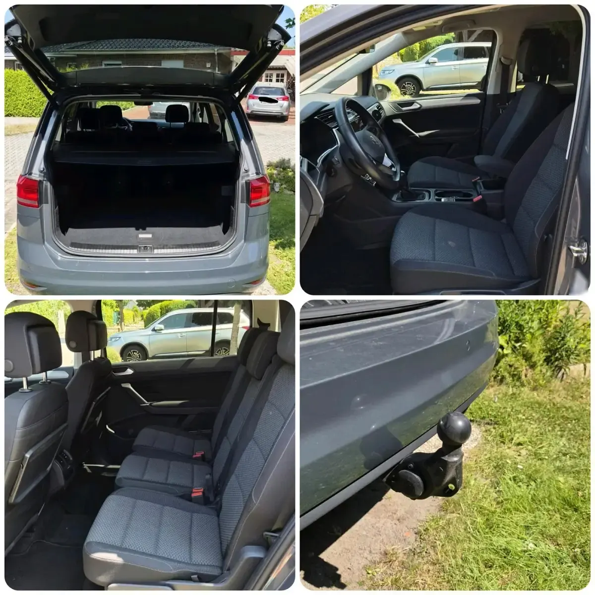 Gebraucht VW Touran Comfortline 150 PS (110 kW) 2024 Grau Van / Kleinbus