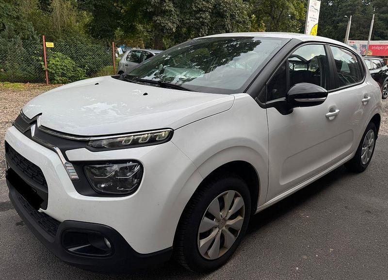Weiß Gebraucht 2021 Citroën C3 PureTech Kleinwagen | 6.307 € (Guter Preis) - Bild 1/4