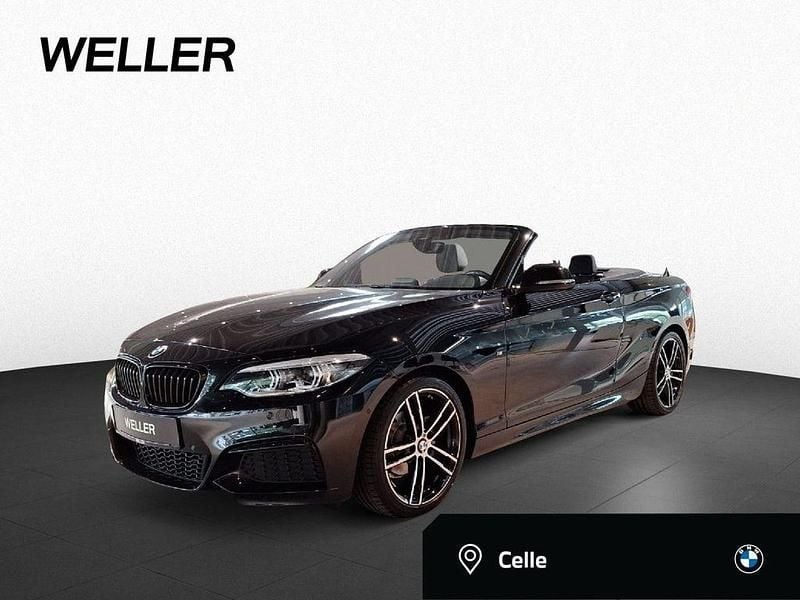 Saphirschwarz (schwarz) Gebraucht 2021 BMW 218 M Sport Cabrio | 25.950 € (Fairer Preis) - Bild 1/4