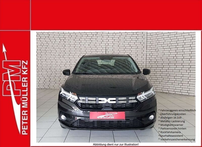 Perlmutt schwarz metallic Neu 2024 Dacia Sandero Expression Kleinwagen | 17.412 € (Superpreis) - Bild 1/4