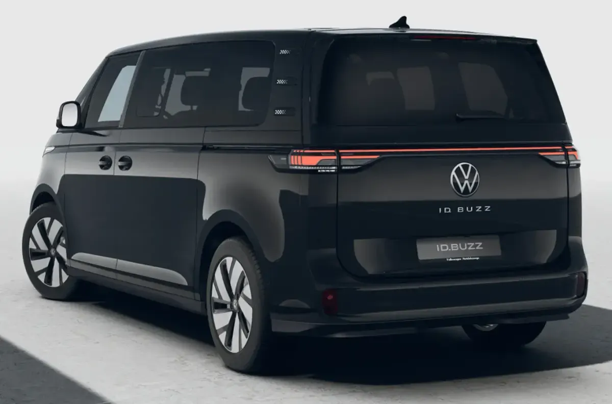Nowe VW ID. Buzz Pro 210 kW (286 KM) 2026 Czarny Minivan